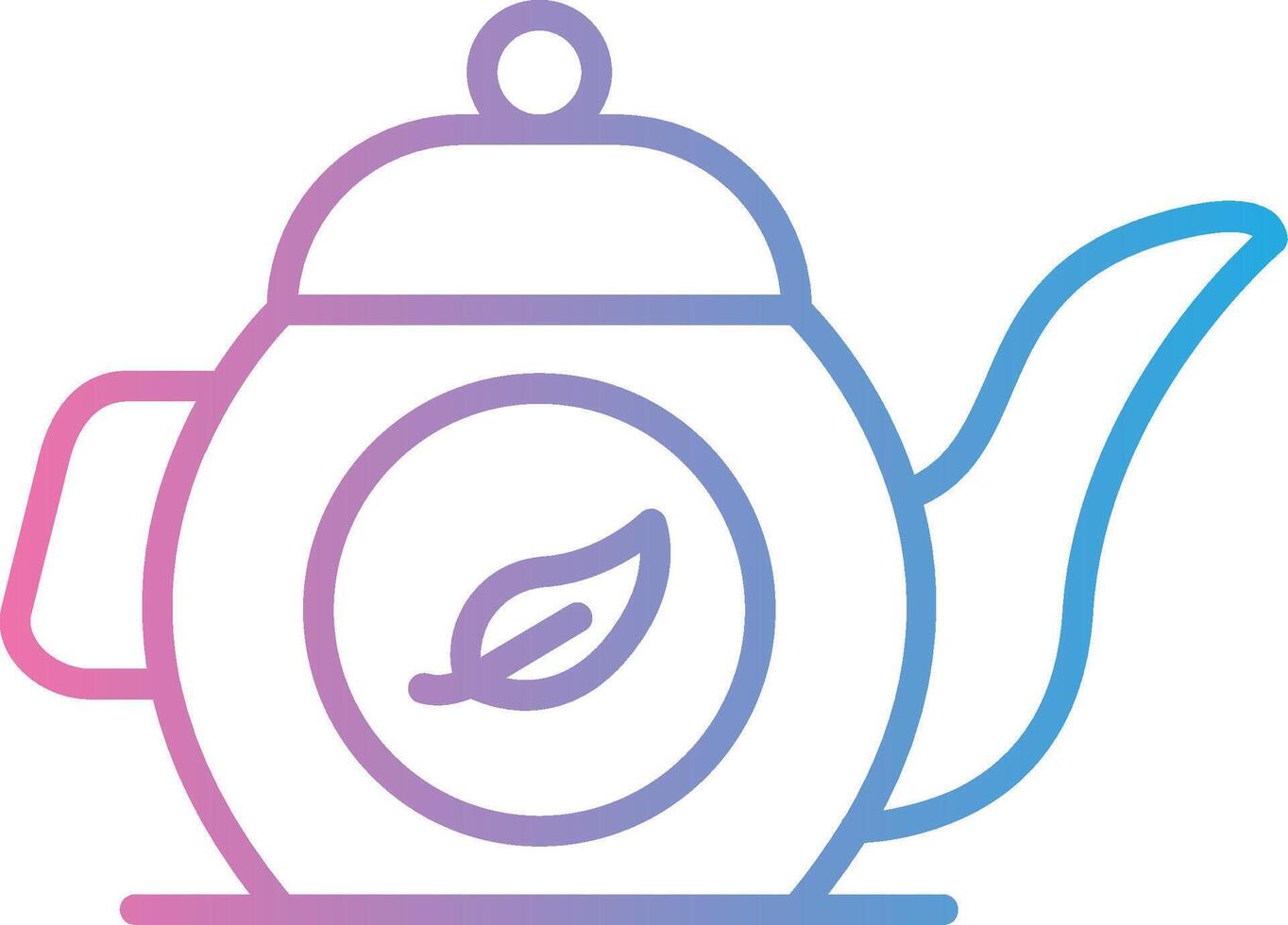 Teapot Futuristic UI Mark vector