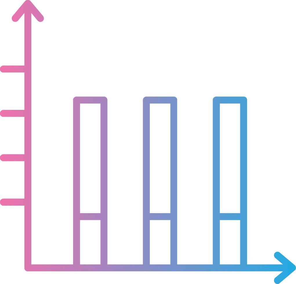 Bar Chart Digital App Concept vector