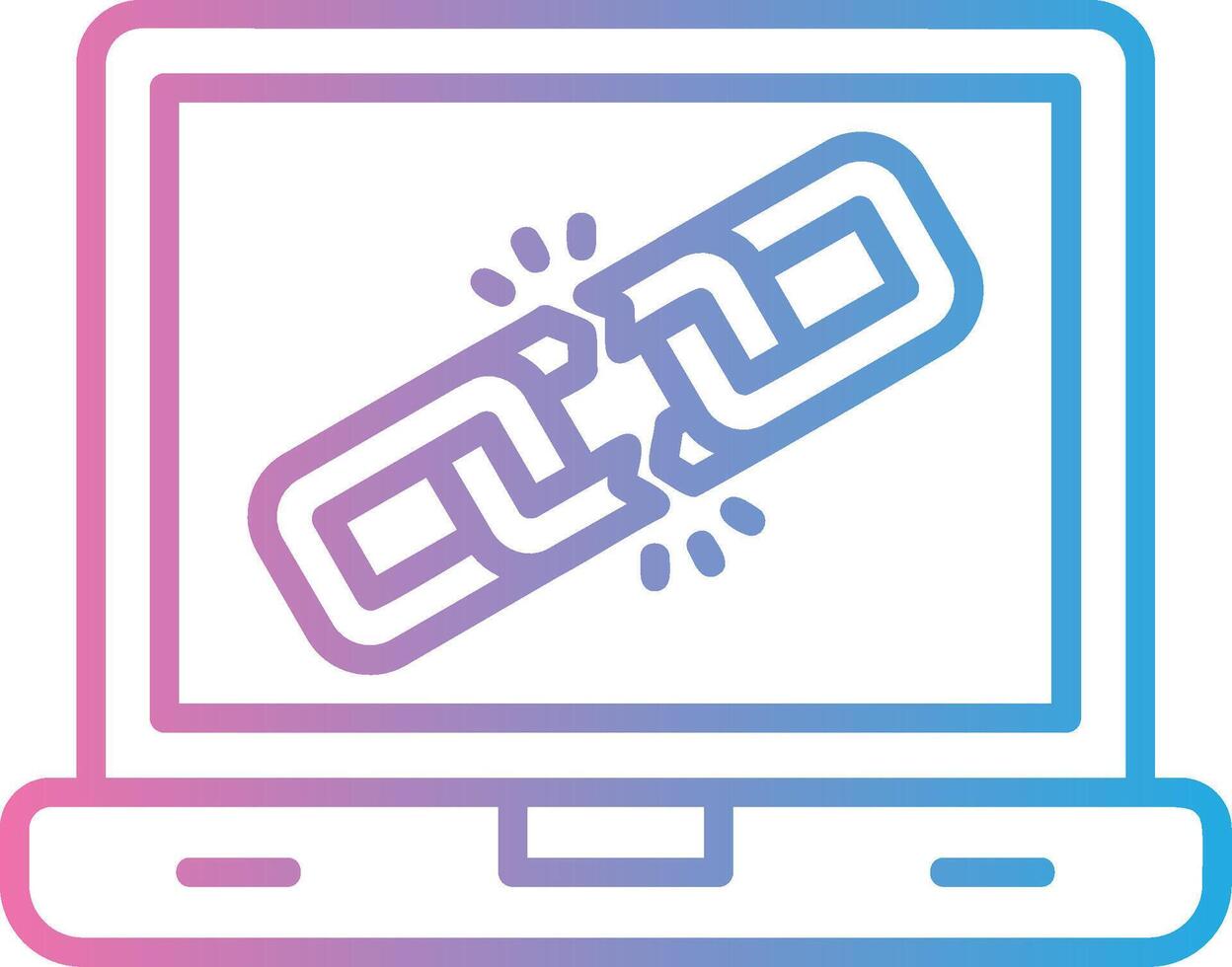 Chain Cool Tone Form vector