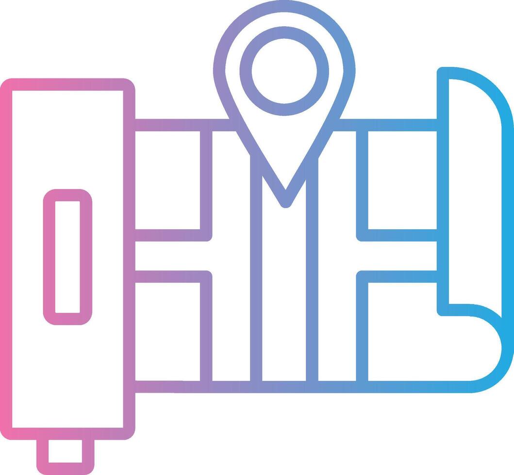 Map High Detail Shape vector