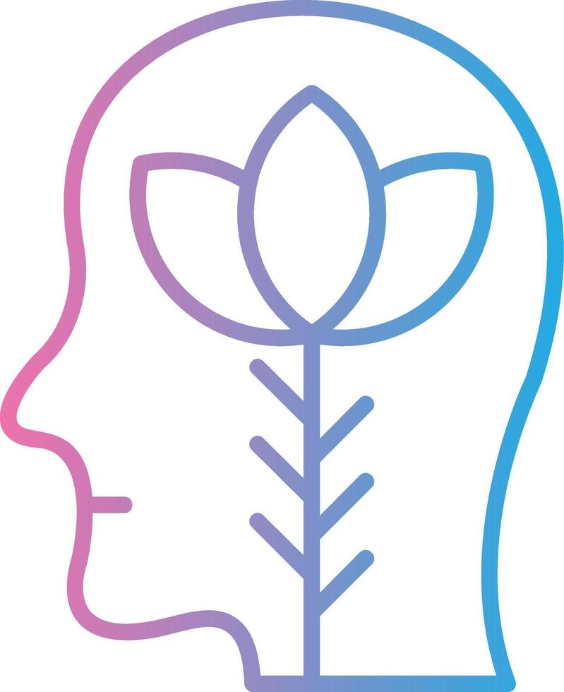Mindfulness Dark Mode Symbol vector