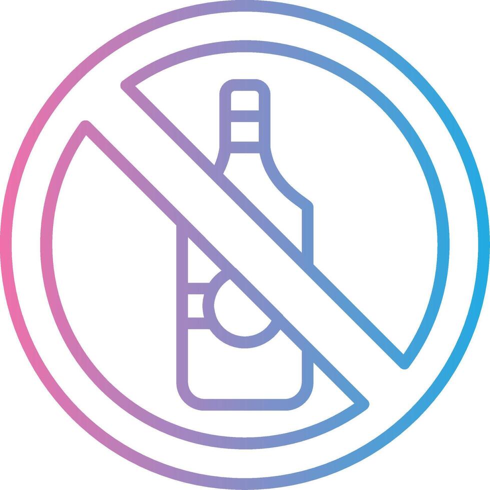 No Beer Compact Web Symbol vector