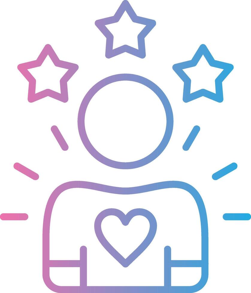 Rating Neon UI Symbol vector