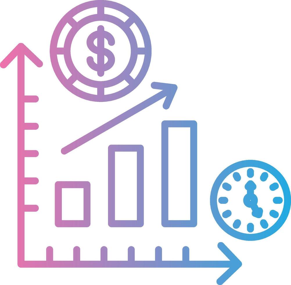 Statistic Dark Mode Symbol vector