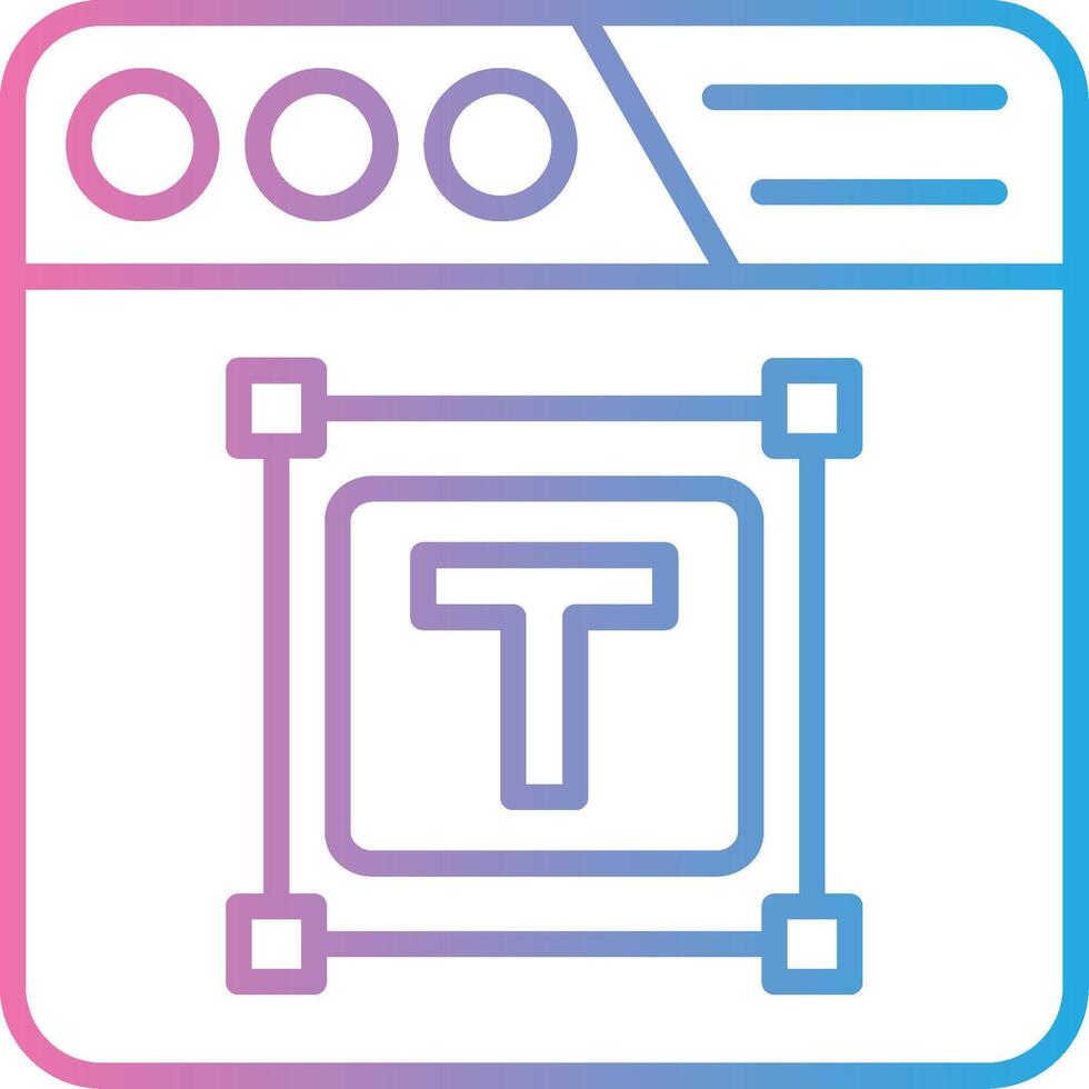 Text Box High Detail Shape vector