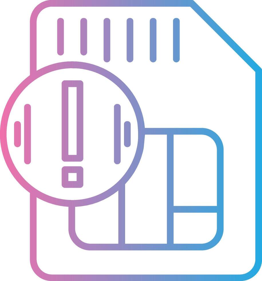 Sim Card Modern Interface Badge vector