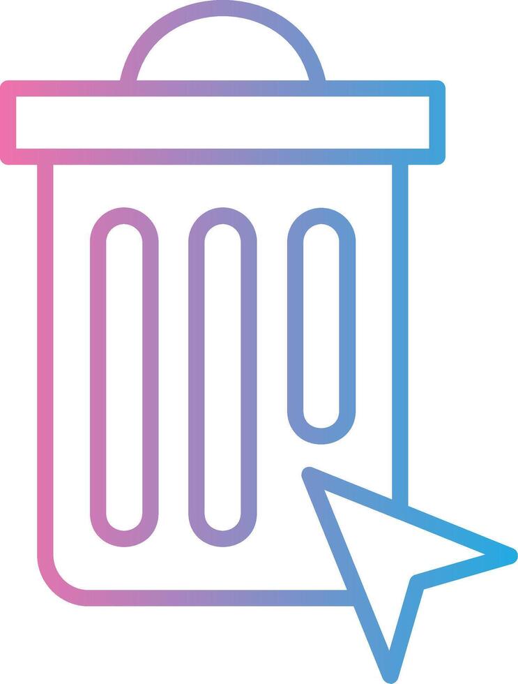 Bin Isometric Web Illustration vector