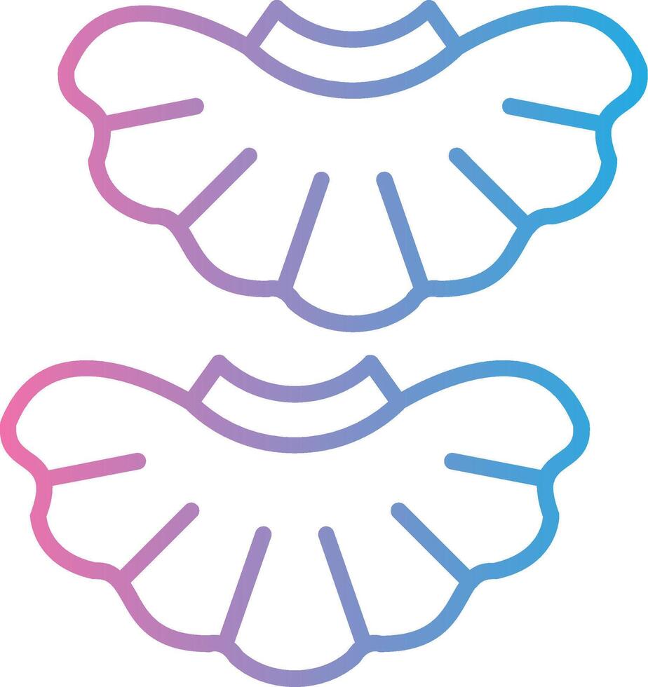 Collar Simplified Design Piece vector