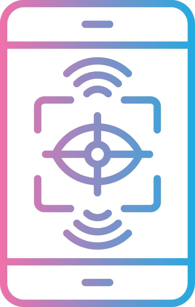 Eye Tracking Digital App Concept vector