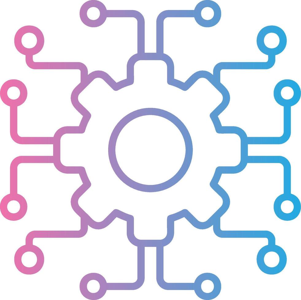 Networking Simplified Design Piece vector