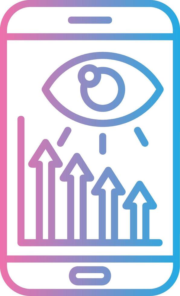 Vision Neon UI Symbol vector