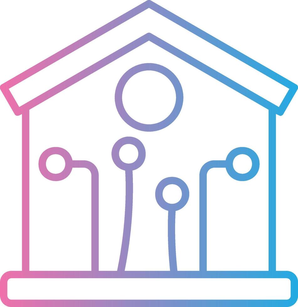 Smart House App Focused Design vector