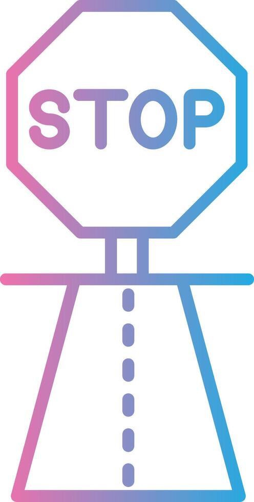 Stop Pixel Grid Artwork vector