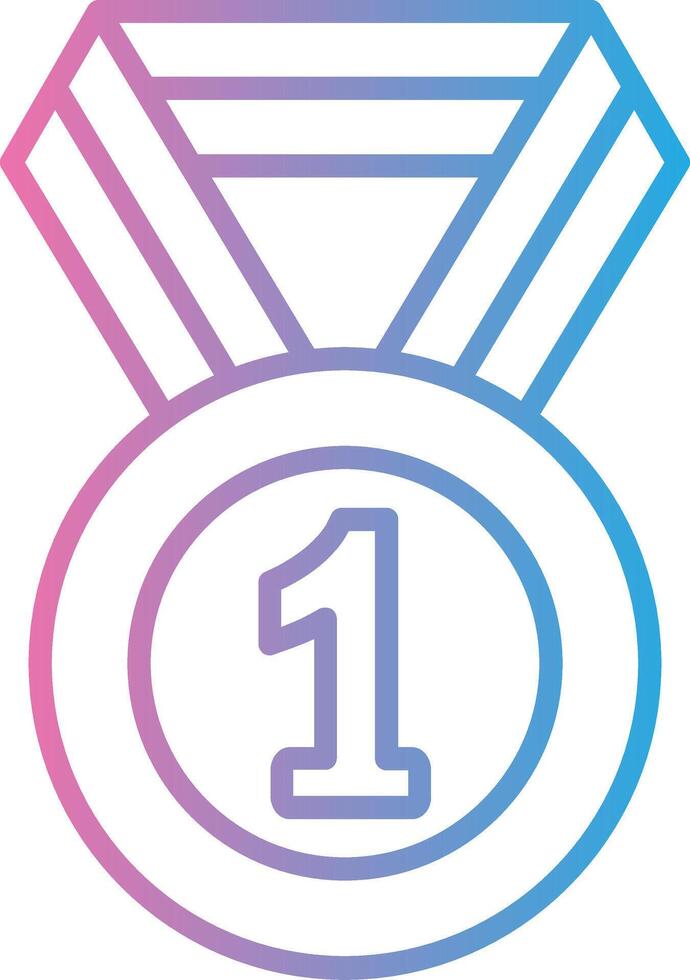 1st Prize Smooth UI Symbol vector