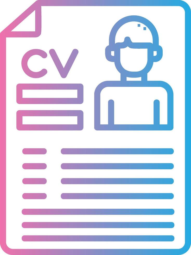 CV Interactive UI Design vector