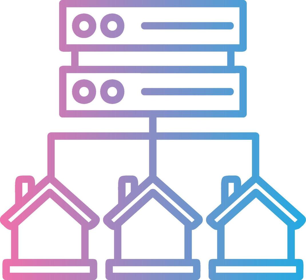 Database Futuristic App Badge vector
