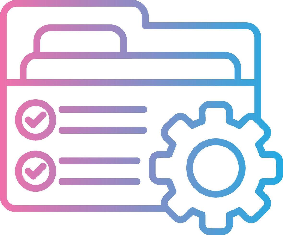 Folder Management Clean Digital Design vector