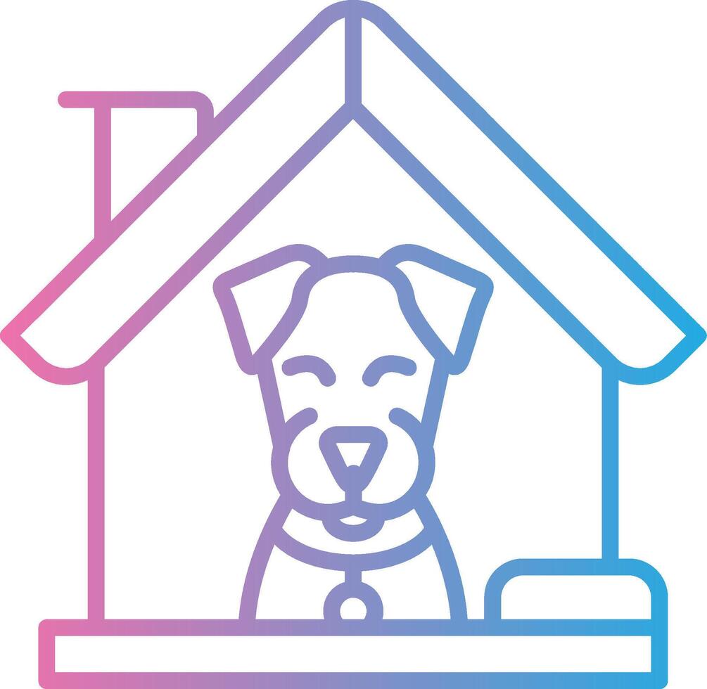 Dog House Digital App Concept vector