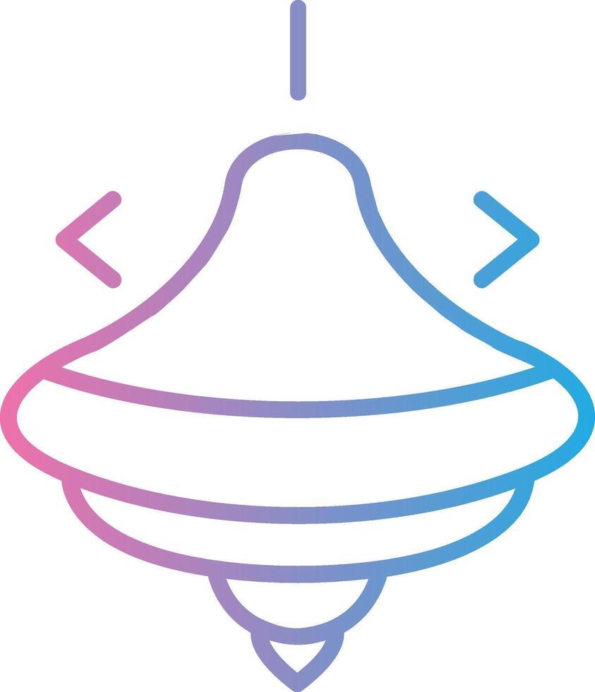Spinning Top App Based UI Graphic vector