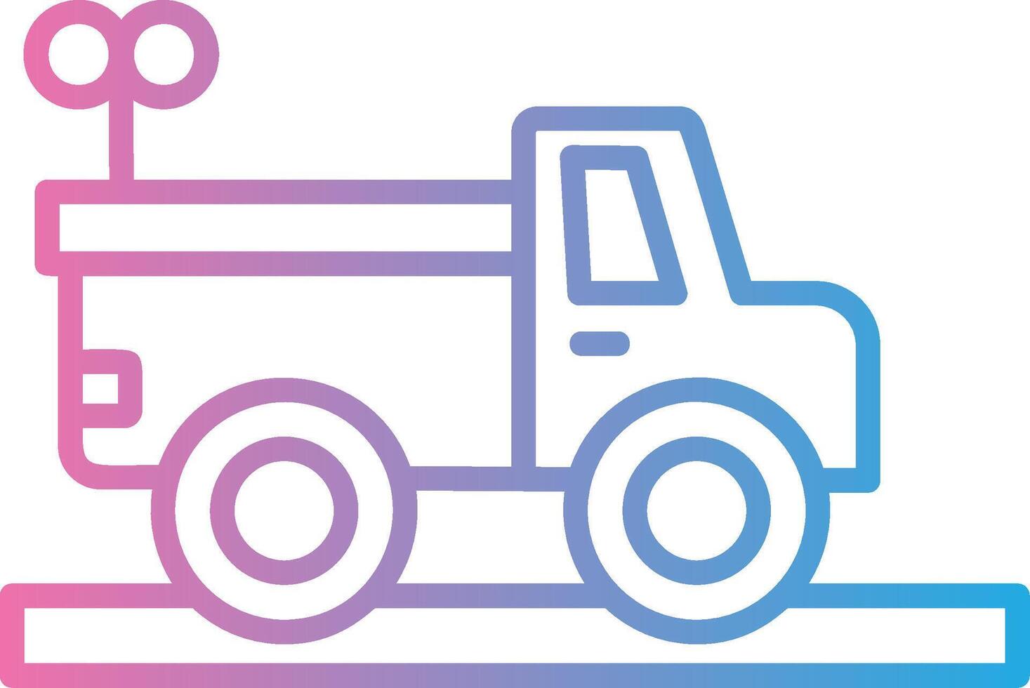 Truck Soft Outline Graphic vector