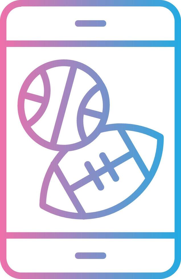 American Football Cool Tone Form vector