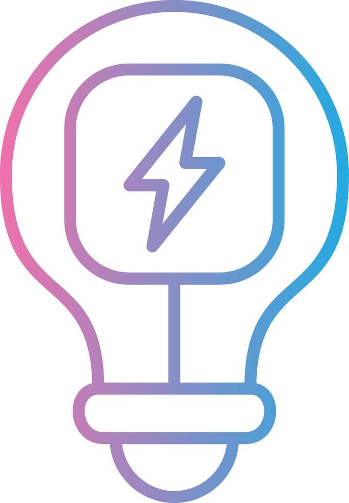 Bulb Flat Design Piece vector