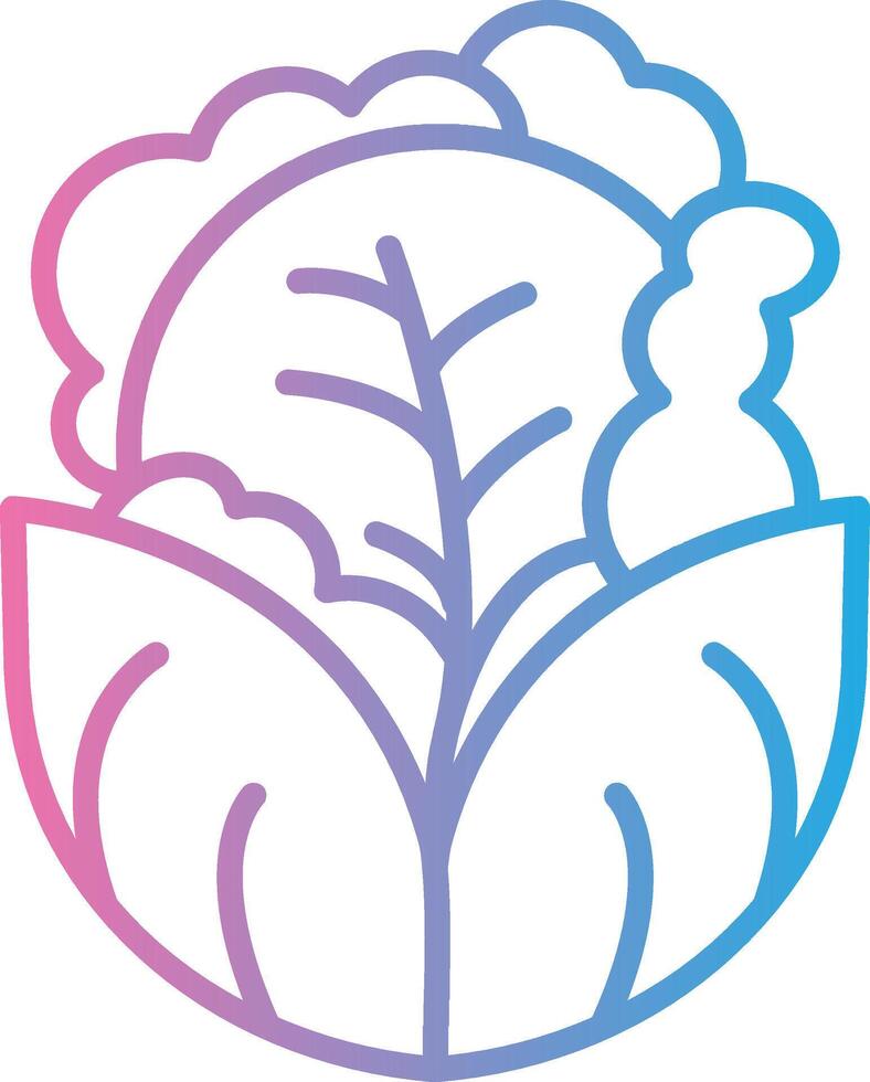 Cabbage Vibrant Visual Object vector