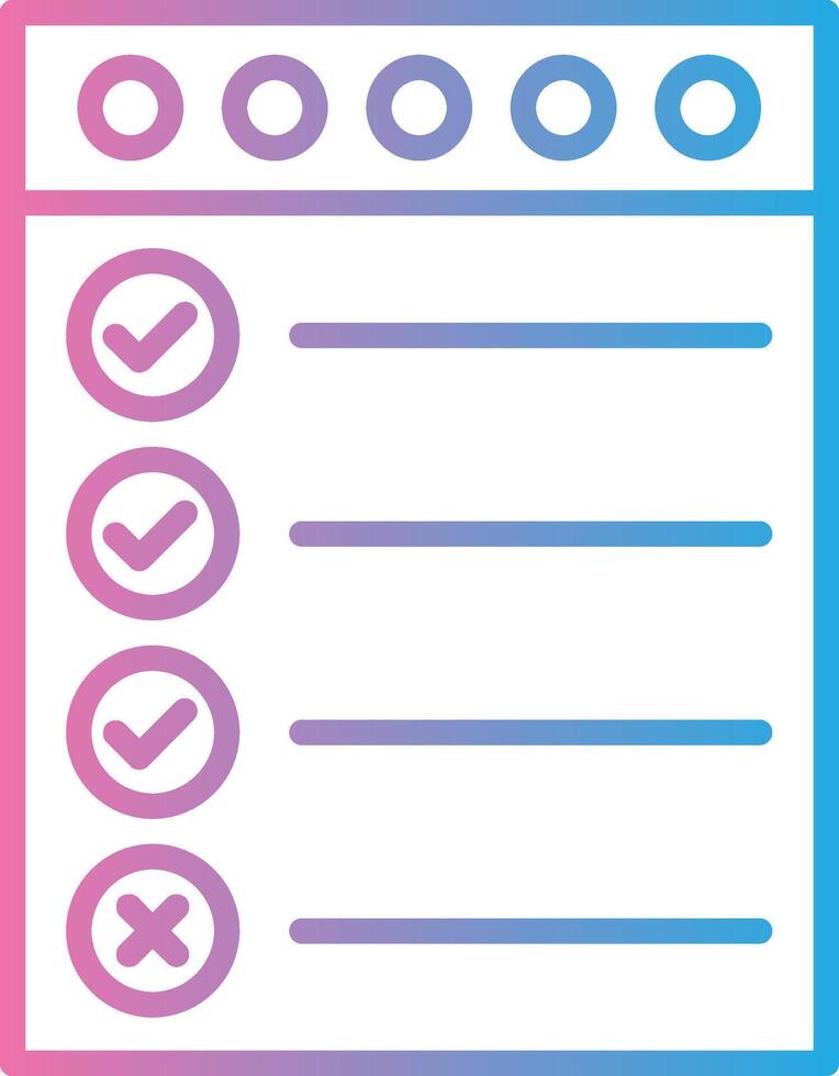 Checklist Modern Tech Object vector