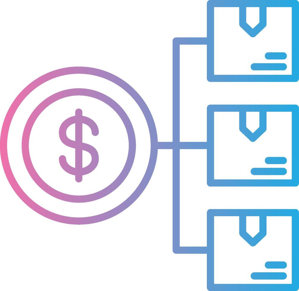 Cost UX Focused Shape vector