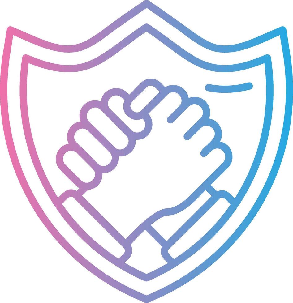 Shield Minimal UI Element vector