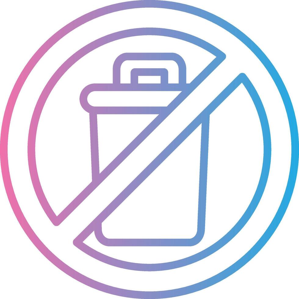 Trash Bin Clean Sketch Form vector