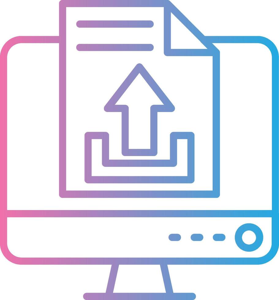 Upload Vivid App Element vector