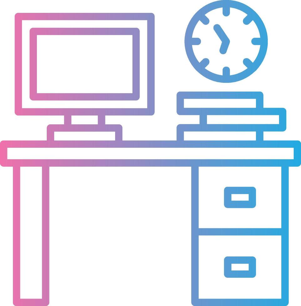 Workspace Pastel Tone Form vector