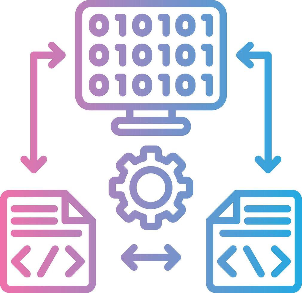 Coding Flat Design Piece vector