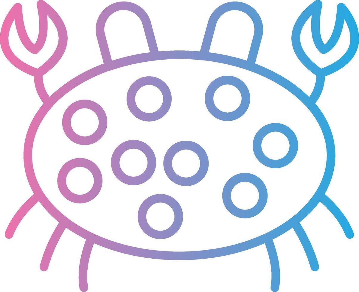 Crab Custom Line Element vector