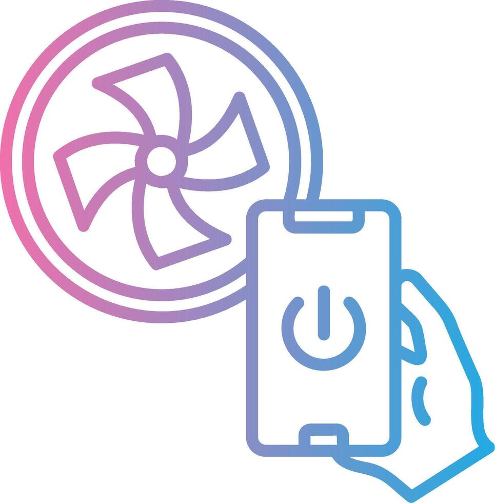 Fan Custom Line Element vector