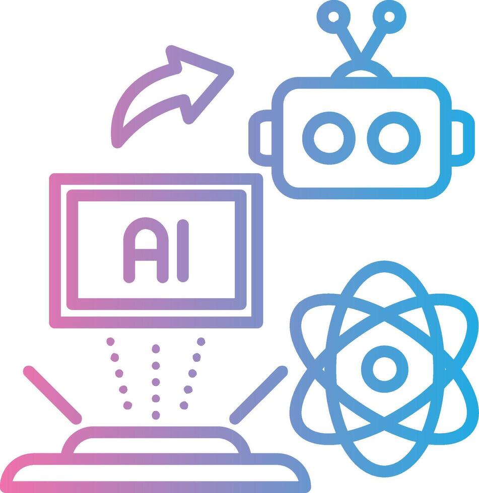 Hologram Clean UI Concept vector