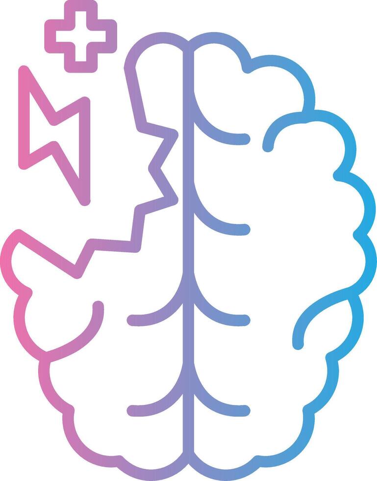 Paralyzed Modern Interface Badge vector