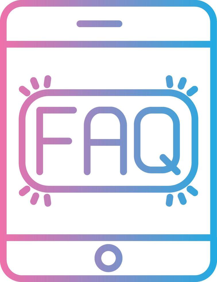Tablet Soft Outline Graphic vector
