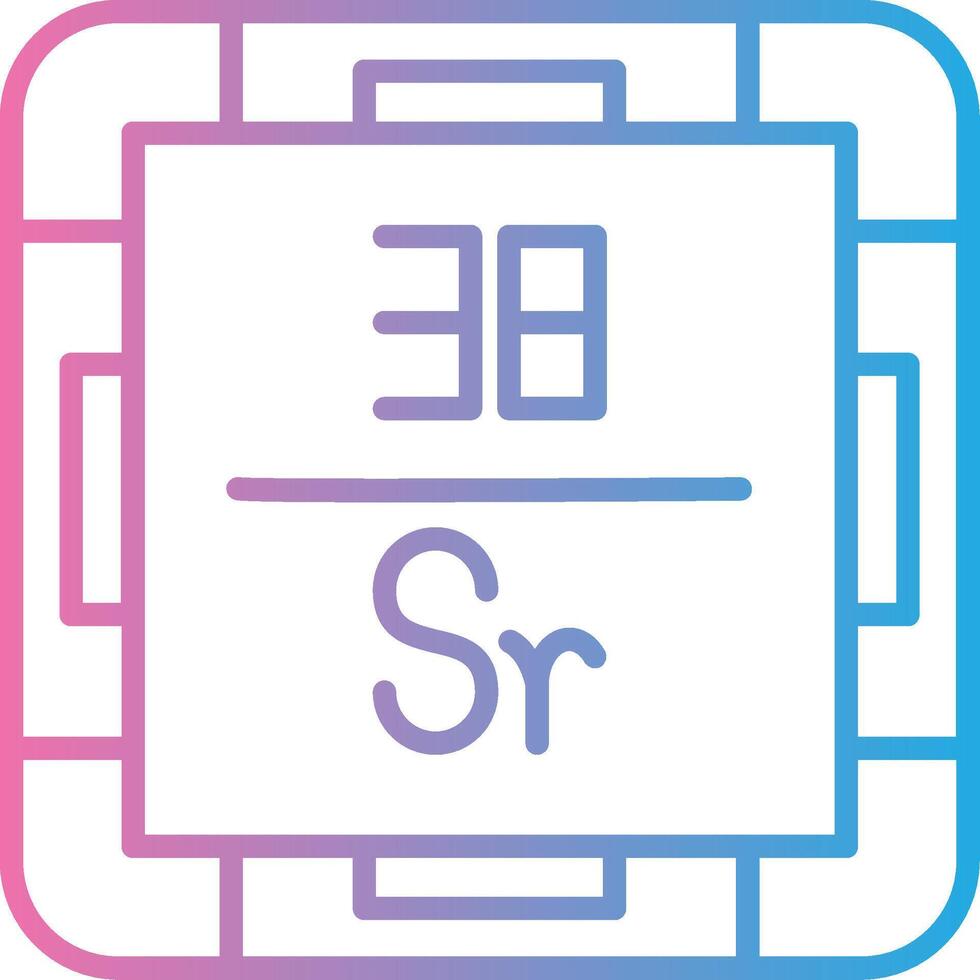 Strontium High Contrast Badge vector