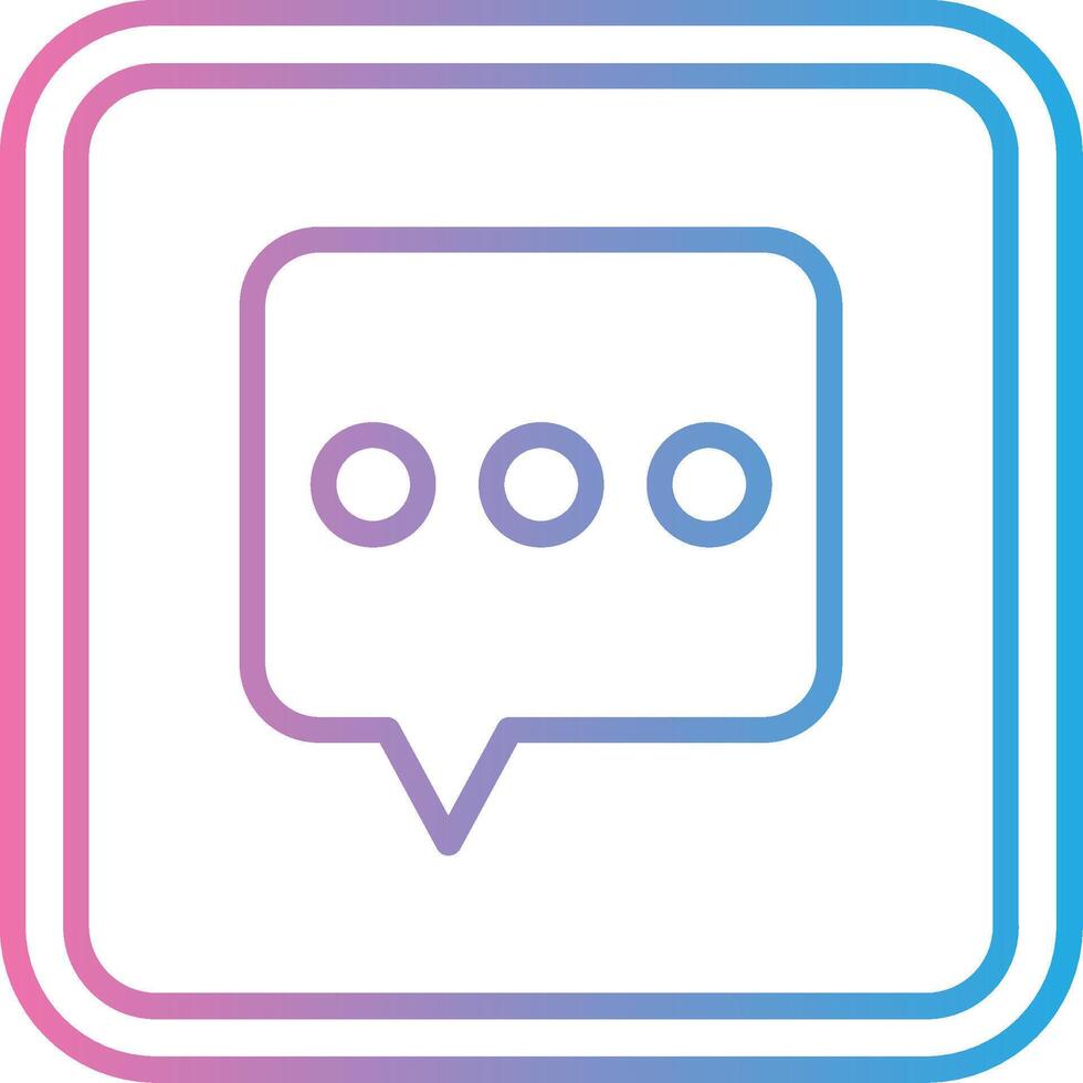 Chat Hand Drawn Sketch Symbol vector
