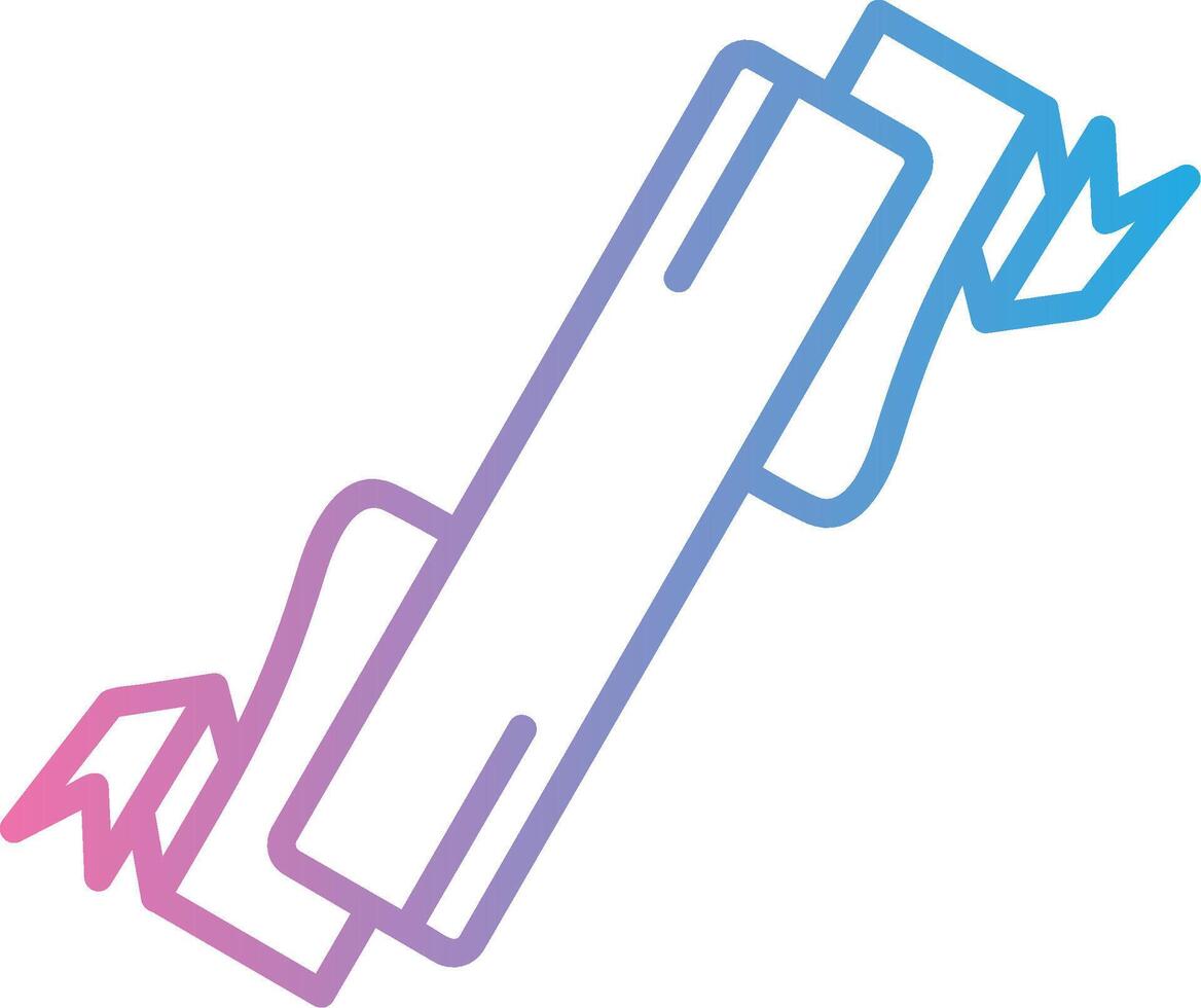Folded Ribbon Business App Graphic vector