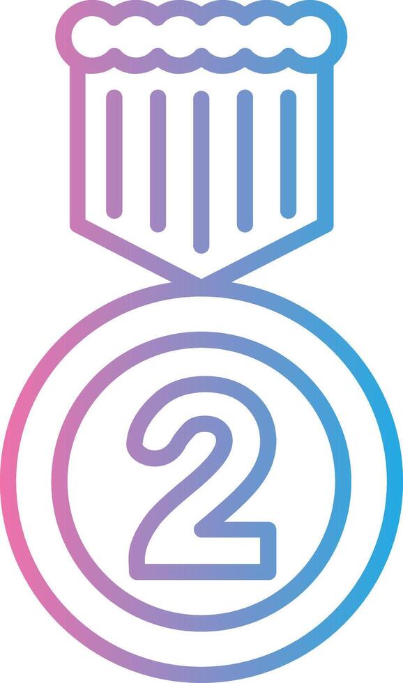 2nd Prize Clean Sketch Form vector