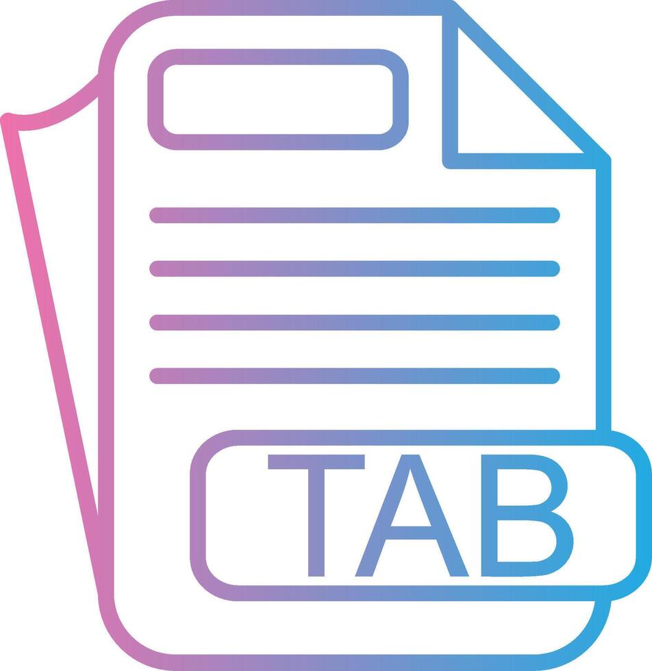 TAB User Interface Mark vector