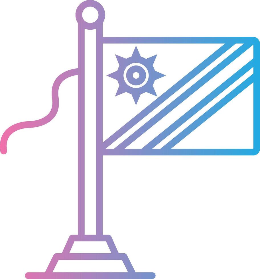 Namibia Flag Creative Grid Symbol vector
