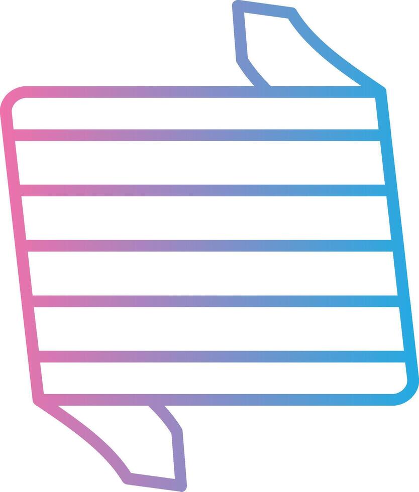 Folded Ribbon Compact Web Symbol vector
