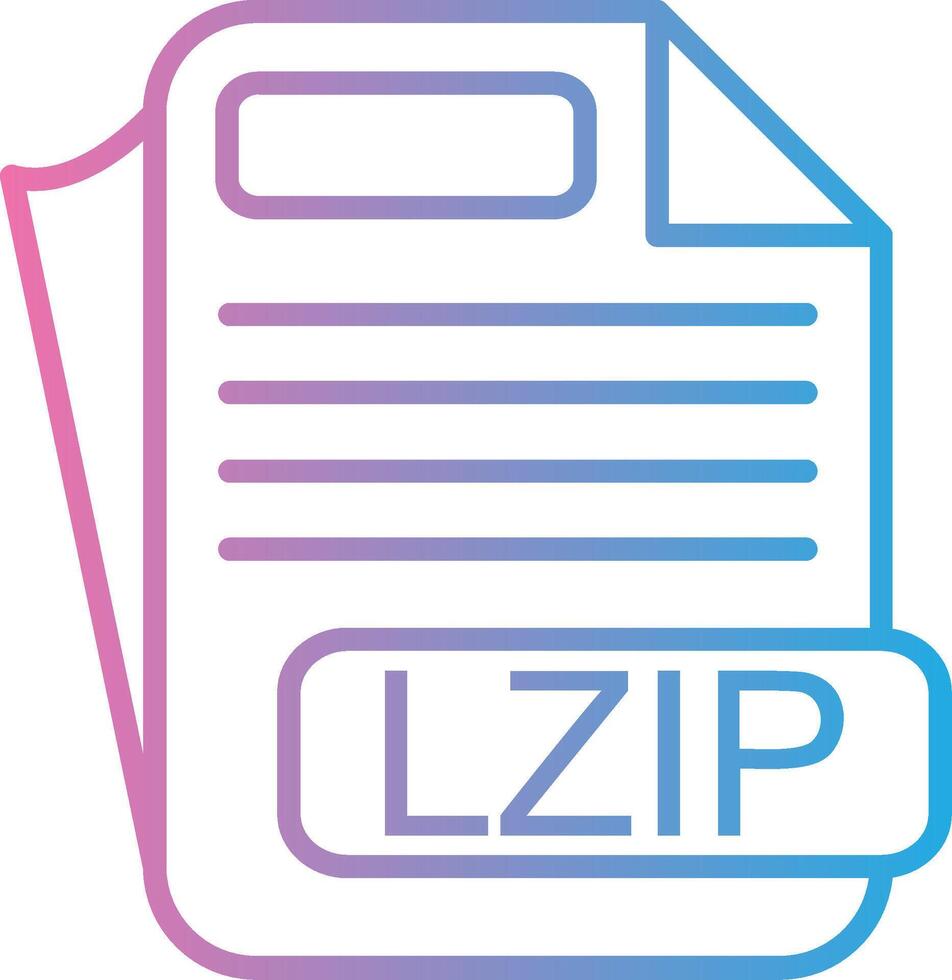 LZIP Mobile App Illustration vector
