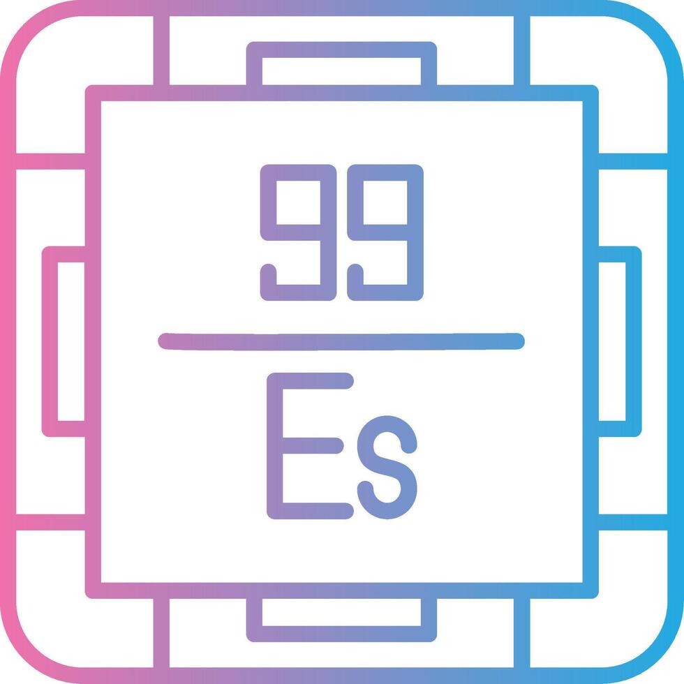 Einsteinium High Contrast Badge vector