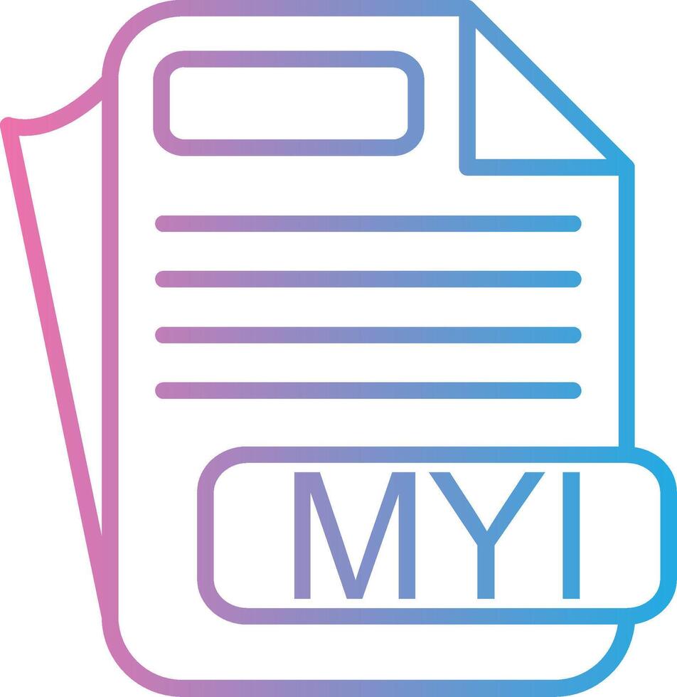 MYI Elegant Shape Symbol vector