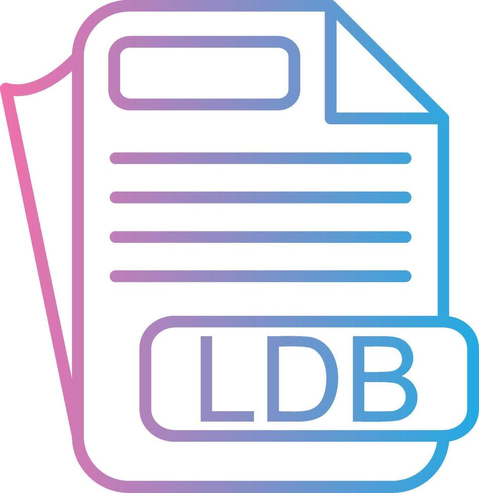 LDB Flat Design Piece vector